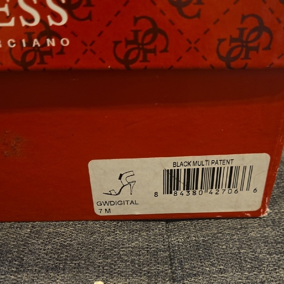 Guess Black Heeled Sandals - Picture 5 of 6